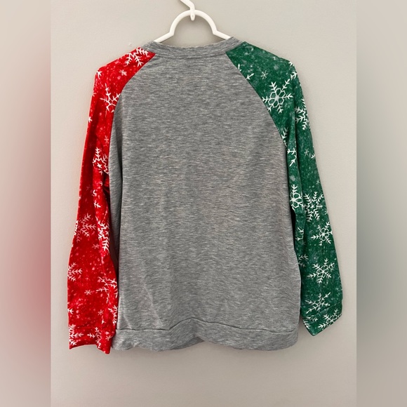 Merry Christmas Sweater Long Sleeve Sweatshirt Size XL - Picture 3 of 3